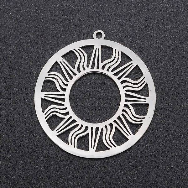 PandaHall 201 Stainless Steel Solar Eclipse Pendants, Laser Cut, Ring with Sun, Stainless Steel Color, 33x30.5x1mm, Hole: 1.6mm 201...
PandaHall 201 Stainless Steel Solar Eclipse Pendants, Laser Cut, Ring with Sun, Stainless Steel Color, 33x30.5x1mm, Hole: 1.6mm 201...