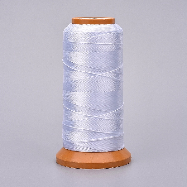 PandaHall Polyester Threads, for Jewelry Making, White, 0.7mm, about 437.44 yards(400m)/roll Polyester White
PandaHall Polyester Threads, for Jewelry Making, White, 0.7mm, about 437.44 yards(400m)/roll Polyester White