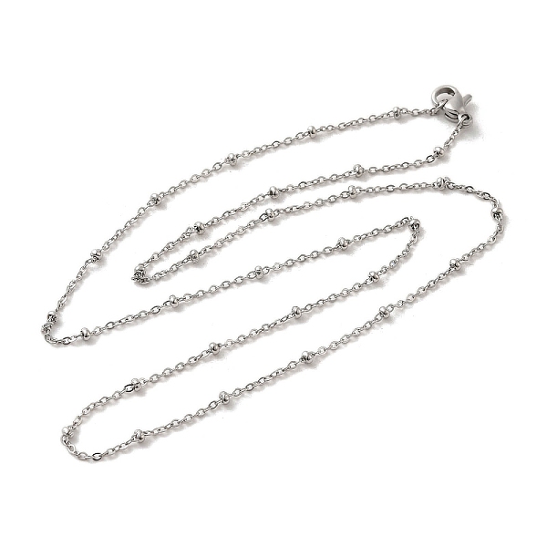 PandaHall 304 Stainless Steel Satellite Chain Necklaces, with Rondelle Beads, Stainless Steel Color, 17.51 inch(44.5cm), 1mm 304 Stainless...
PandaHall 304 Stainless Steel Satellite Chain Necklaces, with Rondelle Beads, Stainless Steel Color, 17.51 inch(44.5cm), 1mm 304 Stainless...
