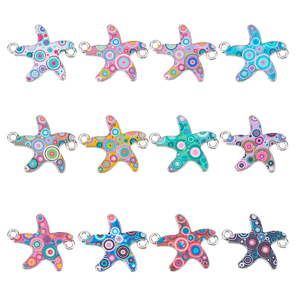 PandaHall arricraft 48 Pcs Starfish Charms, 12 Colors Zinc Alloy Enamel Starfish Charms Starfish Link Connectors Metal Link Charms for..., Multicolor
PandaHall arricraft 48 Pcs Starfish Charms, 12 Colors Zinc Alloy Enamel Starfish Charms Starfish Link Connectors Metal Link Charms for..., Multicolor