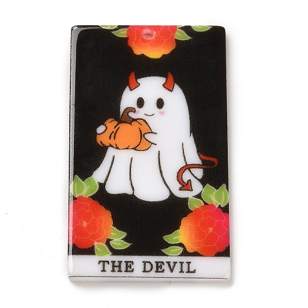 PandaHall Halloween Theme Acrylic Pendants, Rectangle, Pumpkin, 40.5x23.5x2mm, Hole: 1.6mm Acrylic Pumpkin Black
PandaHall Halloween Theme Acrylic Pendants, Rectangle, Pumpkin, 40.5x23.5x2mm, Hole: 1.6mm Acrylic Pumpkin Black