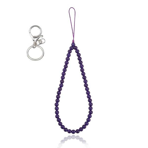 PandaHall Natural Malaysia Jade and Iron Alloy Lobster Claw Clasp Keychain, with Braided Nylon Thread, 27~27.5cm Malaysia Jade Others
PandaHall Natural Malaysia Jade and Iron Alloy Lobster Claw Clasp Keychain, with Braided Nylon Thread, 27~27.5cm Malaysia Jade Others