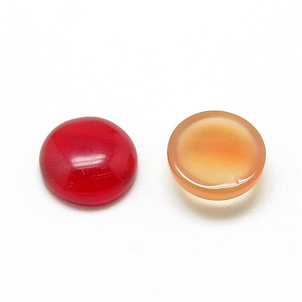 PandaHall Natural Agate Cabochons, Dyed, Half Round/Dome, 16x6mm Natural Agate Half Round Red
PandaHall Natural Agate Cabochons, Dyed, Half Round/Dome, 16x6mm Natural Agate Half Round Red