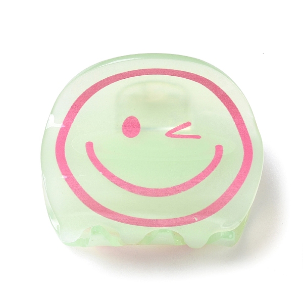 PandaHall Smiling Face Pattern Acrylic Claw Hair Clips, with Iron Findings, Hair Accessories for Women Girls Thick Hair, Honeydew..., Green
PandaHall Smiling Face Pattern Acrylic Claw Hair Clips, with Iron Findings, Hair Accessories for Women Girls Thick Hair, Honeydew..., Green
