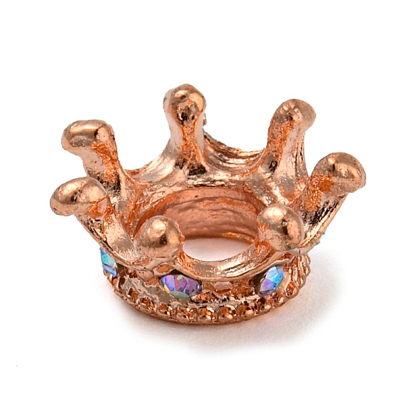 PandaHall Zinc Alloy European Beads, with Rhinestone, Large Hole Beads, Crown, Rose Gold, 11.5~12x6mm, Hole: 5.5mm Alloy+Rhinestone Crown..., Clear
PandaHall Zinc Alloy European Beads, with Rhinestone, Large Hole Beads, Crown, Rose Gold, 11.5~12x6mm, Hole: 5.5mm Alloy+Rhinestone Crown..., Clear