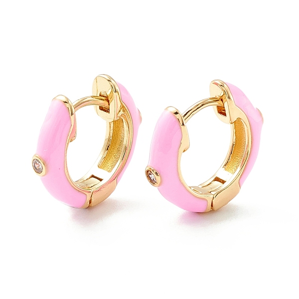 PandaHall Clear Cubic Zirconia Chunky Hinged Hoop Earrings with Enamel, Brass Jewelry for Women, Cadmium Free & Nickel Free & Lead Free..., Pink
PandaHall Clear Cubic Zirconia Chunky Hinged Hoop Earrings with Enamel, Brass Jewelry for Women, Cadmium Free & Nickel Free & Lead Free..., Pink