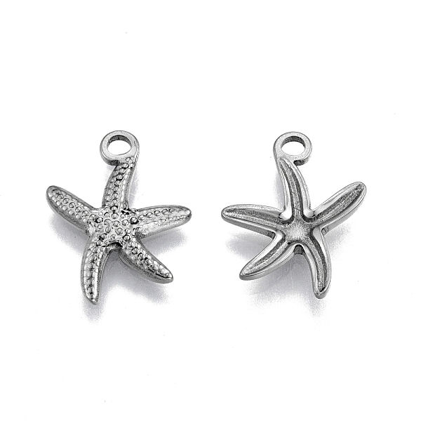 PandaHall 304 Stainless Steel Pendants, Starfish, Stainless Steel Color, 18x14x2mm, Hole: 2mm 304 Stainless Steel Starfish
PandaHall 304 Stainless Steel Pendants, Starfish, Stainless Steel Color, 18x14x2mm, Hole: 2mm 304 Stainless Steel Starfish