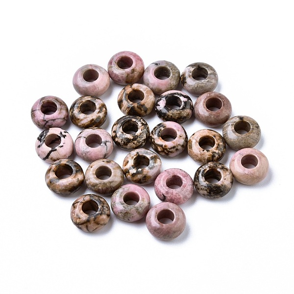 PandaHall Natural Rhodonite European Beads, Large Hole Beads, Rondelle, 12x6mm, Hole: 5mm Rhodonite Rondelle
PandaHall Natural Rhodonite European Beads, Large Hole Beads, Rondelle, 12x6mm, Hole: 5mm Rhodonite Rondelle