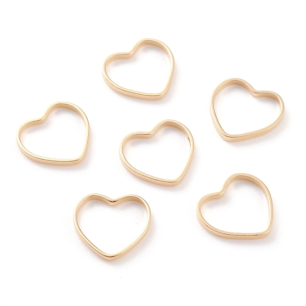 PandaHall Brass Linking Rings, Long-Lasting Plated, Heart, Real 24K Gold Plated, 12x13.5x1mm, Inner Diameter: 12.5x10mm Brass Heart
PandaHall Brass Linking Rings, Long-Lasting Plated, Heart, Real 24K Gold Plated, 12x13.5x1mm, Inner Diameter: 12.5x10mm Brass Heart