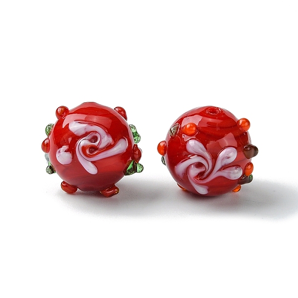 PandaHall Handmade Bumpy Lampwork Beads, Round, Crimson, 14.5~15.5x13.5mm, Hole: 1.4mm Lampwork Round Pink
PandaHall Handmade Bumpy Lampwork Beads, Round, Crimson, 14.5~15.5x13.5mm, Hole: 1.4mm Lampwork Round Pink