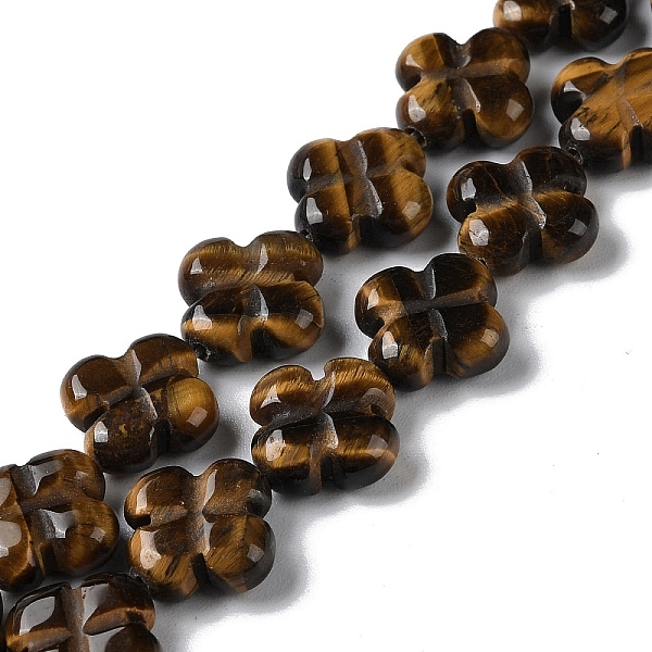 PandaHall Natural Tiger Eye Beads Strands, Flower, 13~14x13~14x5~5.5mm, Hole: 1.2mm, about 15pcs/strand, 7.95''(20.2cm) Tiger Eye Flower
PandaHall Natural Tiger Eye Beads Strands, Flower, 13~14x13~14x5~5.5mm, Hole: 1.2mm, about 15pcs/strand, 7.95''(20.2cm) Tiger Eye Flower