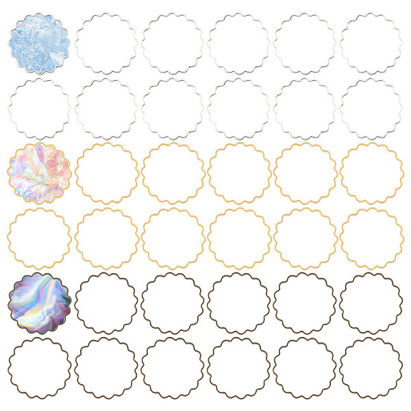 PandaHall CHGCRAFT 150Pcs 3 Colors Brass Linking Rings, Flower Connector, Mixed Color, 25x0.5mm, Inner Diameter: 24mm, 50pcs/color Brass...
PandaHall CHGCRAFT 150Pcs 3 Colors Brass Linking Rings, Flower Connector, Mixed Color, 25x0.5mm, Inner Diameter: 24mm, 50pcs/color Brass...