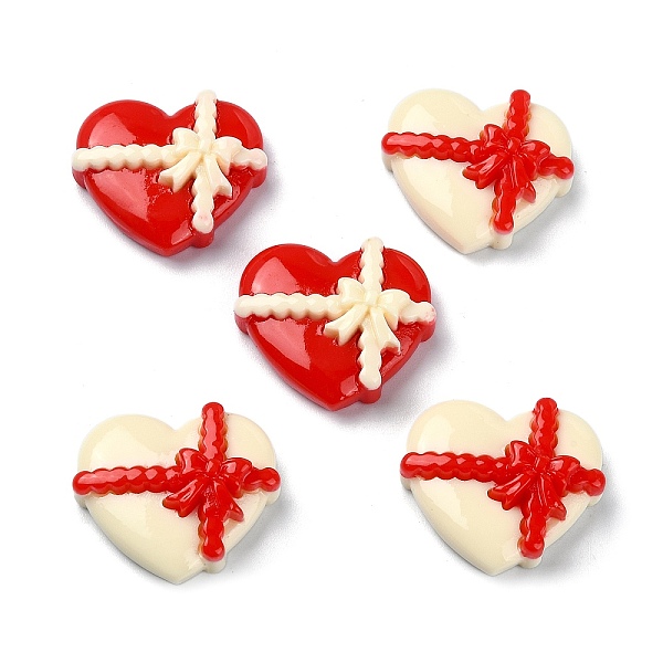 PandaHall Valentine's Day Opaque Resin Decoden Cabochons, Heart with Bowknot, FireBrick, 22.5x24.5x9mm Resin Heart Red
PandaHall Valentine's Day Opaque Resin Decoden Cabochons, Heart with Bowknot, FireBrick, 22.5x24.5x9mm Resin Heart Red