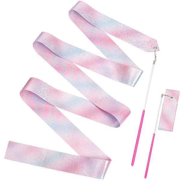 PandaHall Polycotton Dance Ribbons with Wand, Sparkling Rhythmic Gymnastic Ribbon Streamer for Kids, Pearl Pink, 2270mm Polycotton
PandaHall Polycotton Dance Ribbons with Wand, Sparkling Rhythmic Gymnastic Ribbon Streamer for Kids, Pearl Pink, 2270mm Polycotton