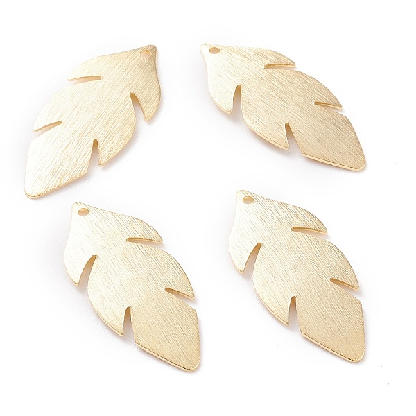 PandaHall Brass Charms, Leaf, Real 24K Gold Plated, 30x13x1mm, Hole: 1.2mm Brass Leaf
PandaHall Brass Charms, Leaf, Real 24K Gold Plated, 30x13x1mm, Hole: 1.2mm Brass Leaf