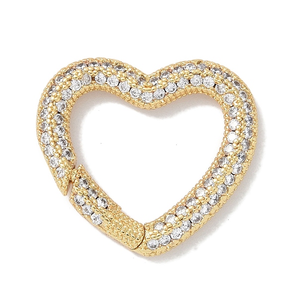 PandaHall Rack Plating Brass Micro Pave Cubic Zirconia Spring Gate Rings Clasps, Cadmium Free & Lead Free, Long-Lasting Plated, Real 18K..., Clear
PandaHall Rack Plating Brass Micro Pave Cubic Zirconia Spring Gate Rings Clasps, Cadmium Free & Lead Free, Long-Lasting Plated, Real 18K..., Clear