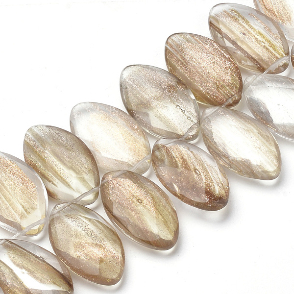 PandaHall Synthetic Gold Rutilated Quartz Beads Strands, Oval, 30x18x7~8mm, Hole: 1mm, about 29pcs/strand, 10.6 inch Rutilated Quartz Oval
PandaHall Synthetic Gold Rutilated Quartz Beads Strands, Oval, 30x18x7~8mm, Hole: 1mm, about 29pcs/strand, 10.6 inch Rutilated Quartz Oval