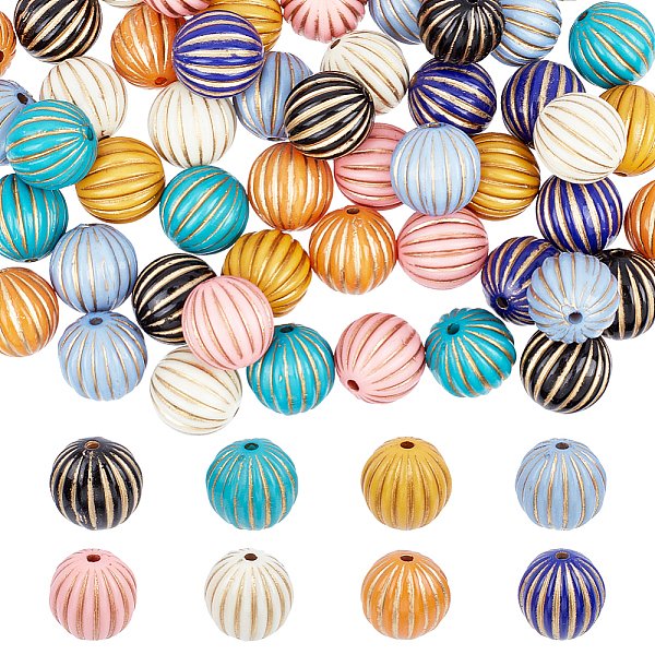 PandaHall ARRICRAFT 64Pcs 8 Colors Plating Acrylic Beads, Golden Metal Enlaced, Pumpkin, Mixed Color, 16mm, Hole: 2mm, 8pcs/color Acrylic..., Multicolor
PandaHall ARRICRAFT 64Pcs 8 Colors Plating Acrylic Beads, Golden Metal Enlaced, Pumpkin, Mixed Color, 16mm, Hole: 2mm, 8pcs/color Acrylic..., Multicolor