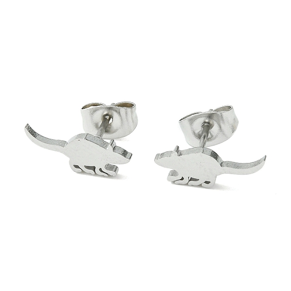 PandaHall Cute Little Animal Theme 304 Stainless Steel Stud Earrings, Mouse, 5x13mm 304 Stainless Steel Mouse
PandaHall Cute Little Animal Theme 304 Stainless Steel Stud Earrings, Mouse, 5x13mm 304 Stainless Steel Mouse