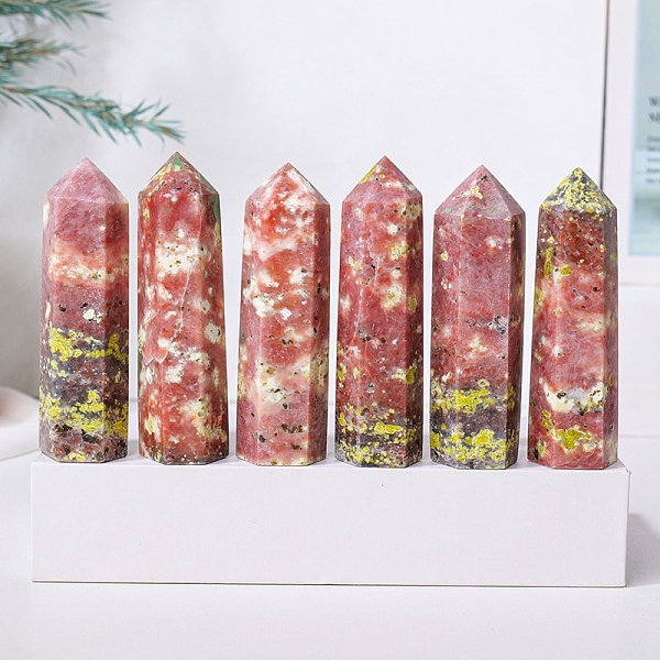 PandaHall Tower Natural Peach Blossom Tourmaline Home Display Decoration, Healing Stone Wands, for Reiki Chakra Meditation Therapy Decors...
PandaHall Tower Natural Peach Blossom Tourmaline Home Display Decoration, Healing Stone Wands, for Reiki Chakra Meditation Therapy Decors...