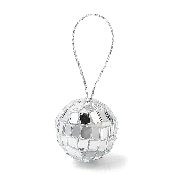 PandaHall Plastic Disco Ball Pendant Decoration, Glass Mirror Mosaic Craft Decoration Sphere, Silver, 20mm Plastic Round Silver
PandaHall Plastic Disco Ball Pendant Decoration, Glass Mirror Mosaic Craft Decoration Sphere, Silver, 20mm Plastic Round Silver