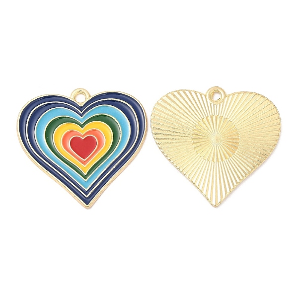 PandaHall Alloy Pendants, with Enamel, Golden, Cadmium Free & Lead Free, Heart Charms, Colorful, 28x28.5x1mm, Hole: 2.5mm Alloy+Enamel Heart
PandaHall Alloy Pendants, with Enamel, Golden, Cadmium Free & Lead Free, Heart Charms, Colorful, 28x28.5x1mm, Hole: 2.5mm Alloy+Enamel Heart