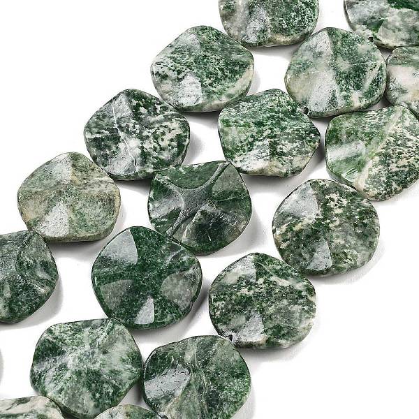PandaHall Natural Green Spot Jasper Beads Strands, Wavy Flat Round, 29~30x29.5~30.5x7~7.5mm, Hole: 1mm, about 13~14pcs/strand...
PandaHall Natural Green Spot Jasper Beads Strands, Wavy Flat Round, 29~30x29.5~30.5x7~7.5mm, Hole: 1mm, about 13~14pcs/strand...