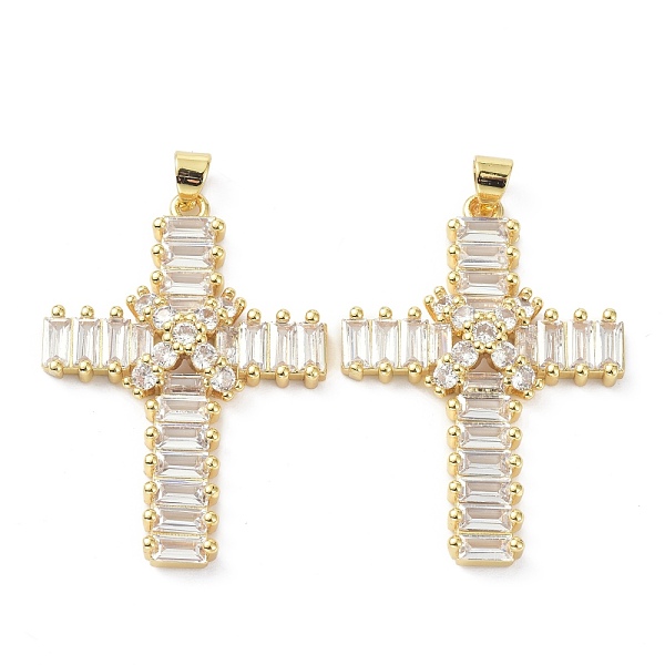 PandaHall Brass Cubic Zirconia Pendant, Long-Lasting Plated, Lead Free & Cadmium Free, Cross, Real 18K Gold Plated, 38x27x5mm, Hole: 3x5mm..., Clear
PandaHall Brass Cubic Zirconia Pendant, Long-Lasting Plated, Lead Free & Cadmium Free, Cross, Real 18K Gold Plated, 38x27x5mm, Hole: 3x5mm..., Clear