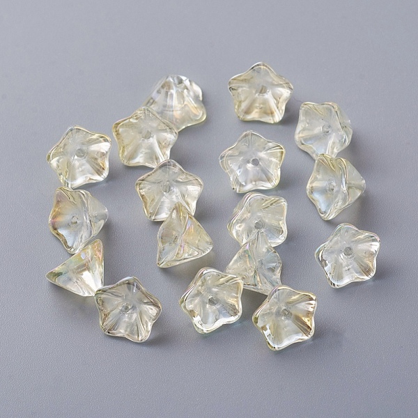 PandaHall Electroplate Glass Beads, Trumpet Flower, Light Goldenrod Yellow, 8.5x8x5.5mm, Hole: 1mm Glass Flower Yellow
PandaHall Electroplate Glass Beads, Trumpet Flower, Light Goldenrod Yellow, 8.5x8x5.5mm, Hole: 1mm Glass Flower Yellow