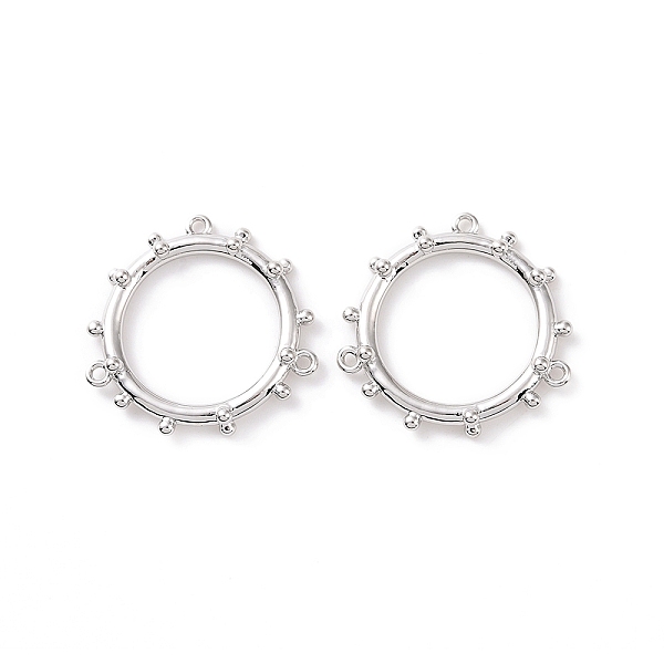 PandaHall Brass Chandelier Component Links, 3 Loop Connectors, Cadmium Free & Lead Free, Long-Lasting Plated, Round Ring, Platinum, 23.5x3mm...
PandaHall Brass Chandelier Component Links, 3 Loop Connectors, Cadmium Free & Lead Free, Long-Lasting Plated, Round Ring, Platinum, 23.5x3mm...