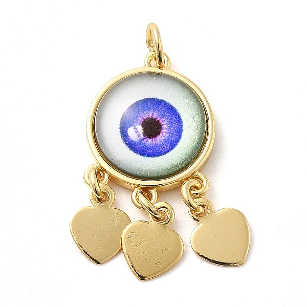 PandaHall Real 18K Gold Plated Brass Pendants, with Acrylic and Jump Ring, Flat Round with Evil Eye Charms, Royal Blue, 28x14x5mm, Hole...
PandaHall Real 18K Gold Plated Brass Pendants, with Acrylic and Jump Ring, Flat Round with Evil Eye Charms, Royal Blue, 28x14x5mm, Hole...