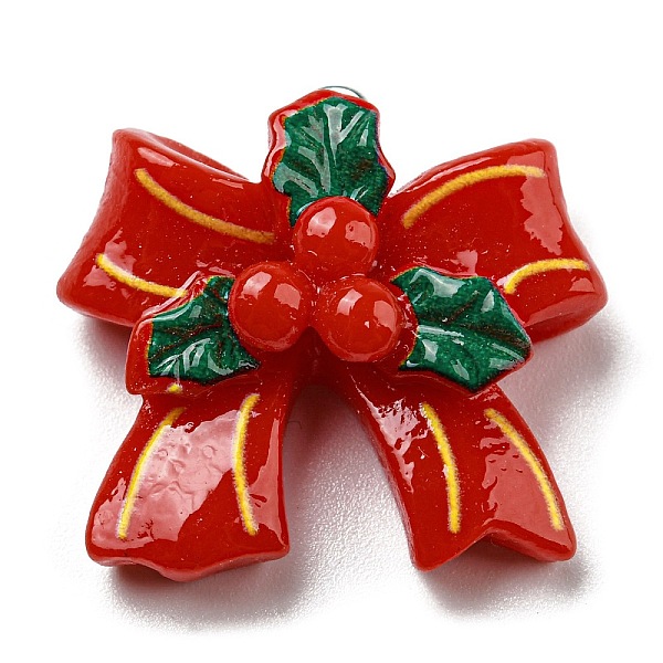 PandaHall Opaque Resin Pendants, Christmas Charms with Platinum Plated Iron Loops, Red, Bowknot, 24x25x9mm, Hole: 1.8mm Iron+Resin Bowknot...
PandaHall Opaque Resin Pendants, Christmas Charms with Platinum Plated Iron Loops, Red, Bowknot, 24x25x9mm, Hole: 1.8mm Iron+Resin Bowknot...