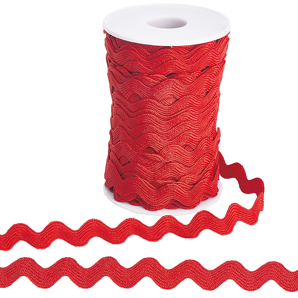 PandaHall Gorgecraft Polyester Wavy Fringe Trim, Wave Bending Lace Ribbon, for Clothes Sewing and Art Craft Decoration, Red, 3/8 inch(10mm)...
PandaHall Gorgecraft Polyester Wavy Fringe Trim, Wave Bending Lace Ribbon, for Clothes Sewing and Art Craft Decoration, Red, 3/8 inch(10mm)...