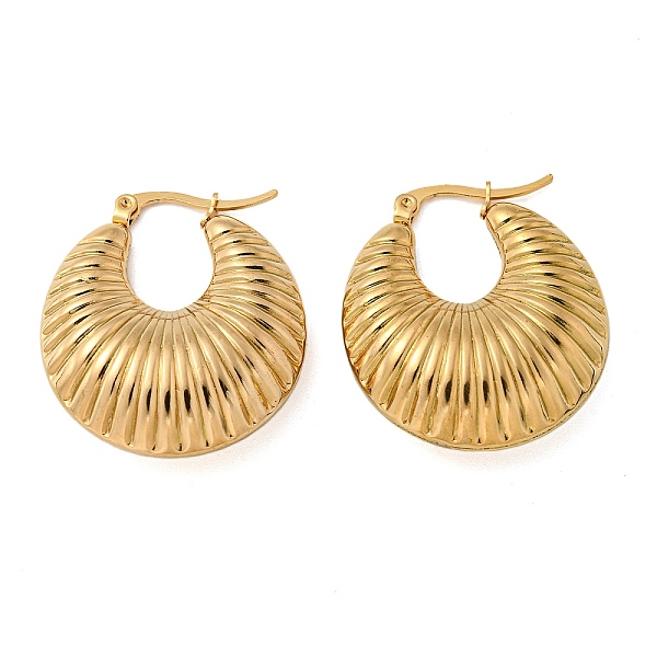 PandaHall Vacuum Plating 304 Stainless Steel Stripe Chunky Hoop Earrings for Women, Crescent Moon, Golden, 32x10mm 304 Stainless Steel Moon
PandaHall Vacuum Plating 304 Stainless Steel Stripe Chunky Hoop Earrings for Women, Crescent Moon, Golden, 32x10mm 304 Stainless Steel Moon