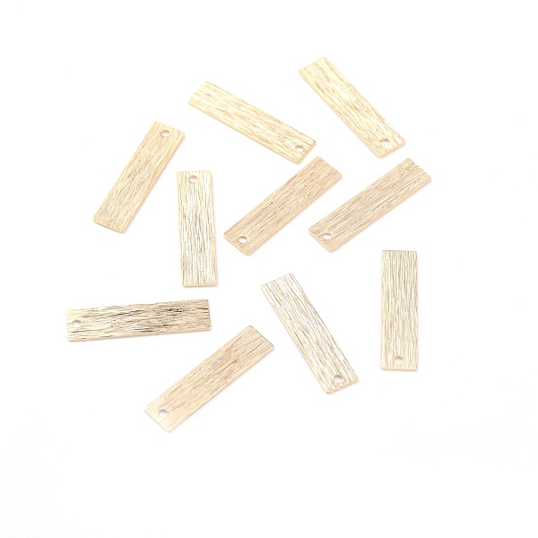 PandaHall Brass Pendants, Long-Lasting Plated, Rectangle, Real 24K Gold Plated, 20x5x0.5mm, Hole: 1.2mm Brass Rectangle
PandaHall Brass Pendants, Long-Lasting Plated, Rectangle, Real 24K Gold Plated, 20x5x0.5mm, Hole: 1.2mm Brass Rectangle