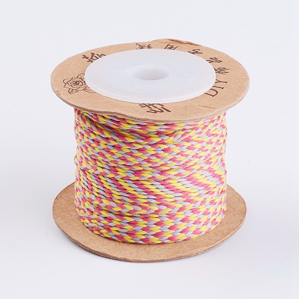PandaHall Cotton Thread Cords, Macrame Cord, For Jewelry Making, Colorful, 1mm, about 21.87 yards(20m)/roll Cotton
PandaHall Cotton Thread Cords, Macrame Cord, For Jewelry Making, Colorful, 1mm, about 21.87 yards(20m)/roll Cotton