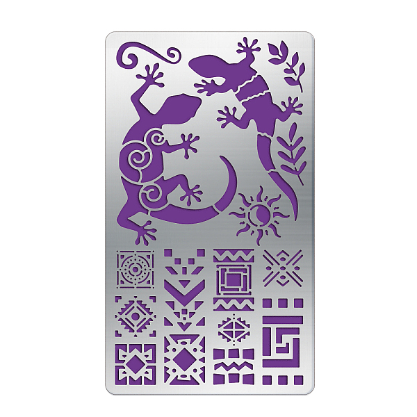 PandaHall FINGERINSPIRE Gecko Metal Journal Stencil African Totem Sun Metal Painting Template Stainless Steel Multifunctional Planner Metal...
PandaHall FINGERINSPIRE Gecko Metal Journal Stencil African Totem Sun Metal Painting Template Stainless Steel Multifunctional Planner Metal...