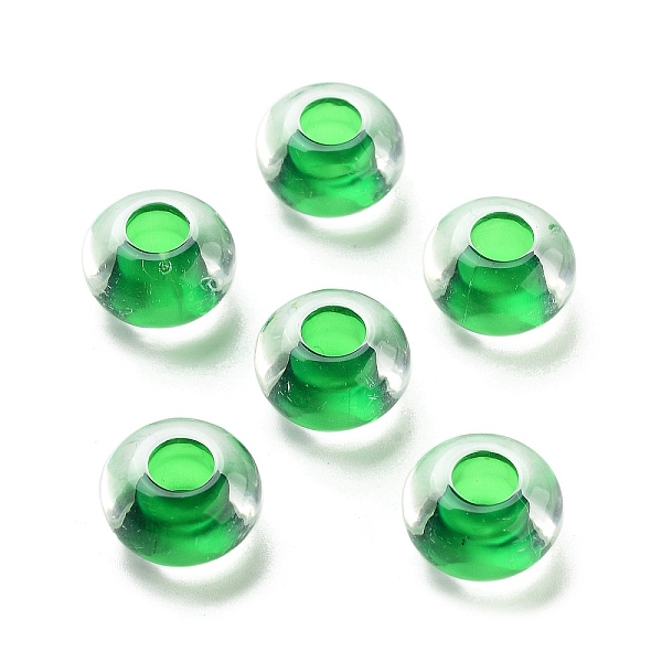 PandaHall Transparent Acrylic European Beads, Large Hole Beads, Rondelle, Lime Green, 14x8.5mm, Hole: 5.5mm, about 537pcs/500g Acrylic...
PandaHall Transparent Acrylic European Beads, Large Hole Beads, Rondelle, Lime Green, 14x8.5mm, Hole: 5.5mm, about 537pcs/500g Acrylic...