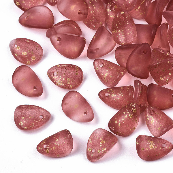 PandaHall Transparent Spray Painted Glass Charms, with Gold Foil, Frosted, Petaline, FireBrick, 12x8x4.5mm, Hole: 1mm Glass Petaline Red
PandaHall Transparent Spray Painted Glass Charms, with Gold Foil, Frosted, Petaline, FireBrick, 12x8x4.5mm, Hole: 1mm Glass Petaline Red