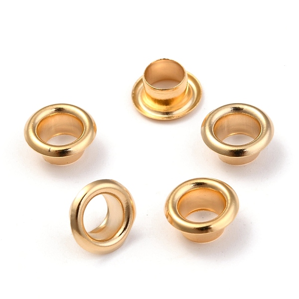 PandaHall European Style 201 Stainless Steel Eyelet Core, Grommet for Large Hole Beads, Flat Round, Golden, 8x4.5mm, Hole: 4mm 201 Stainless...
PandaHall European Style 201 Stainless Steel Eyelet Core, Grommet for Large Hole Beads, Flat Round, Golden, 8x4.5mm, Hole: 4mm 201 Stainless...