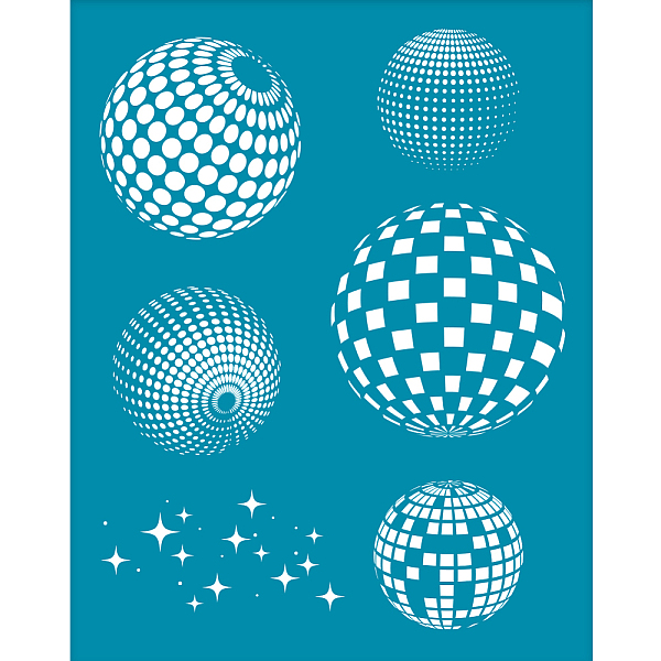 PandaHall OLYCRAFT 4x5 Inch Silk Screen for Polymer Clay Disco Ball Clay Stencils Reusable Star Stencil Silk Screen Printing Stencils..., Cyan
PandaHall OLYCRAFT 4x5 Inch Silk Screen for Polymer Clay Disco Ball Clay Stencils Reusable Star Stencil Silk Screen Printing Stencils..., Cyan