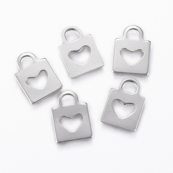 PandaHall 304 Stainless Steel Charms, Padlock, Stainless Steel Color, 16x11x1mm, Hole: 3.5x4mm 304 Stainless Steel Lock
PandaHall 304 Stainless Steel Charms, Padlock, Stainless Steel Color, 16x11x1mm, Hole: 3.5x4mm 304 Stainless Steel Lock