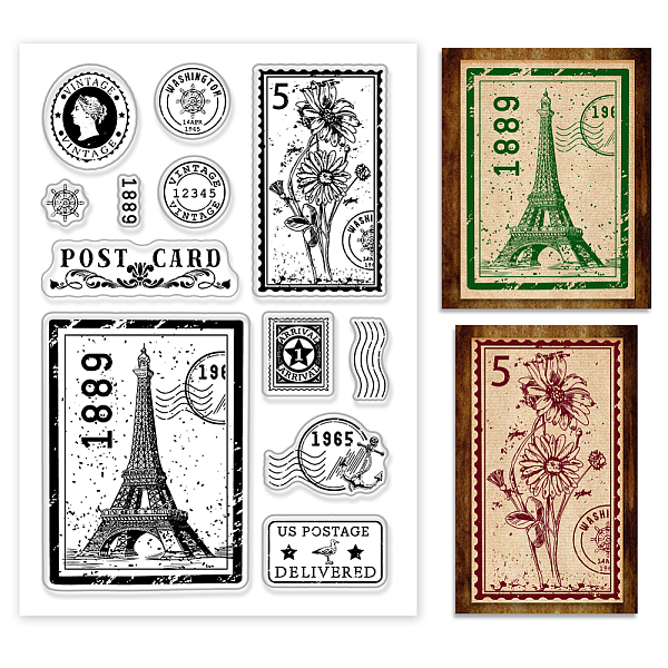 PandaHall PH Clear Stamps for Card Making, Vintage Postmark Silicone Stamps Transparent Rubber Stamps PVC Plastic Clear Stamps for DIY...
PandaHall PH Clear Stamps for Card Making, Vintage Postmark Silicone Stamps Transparent Rubber Stamps PVC Plastic Clear Stamps for DIY...