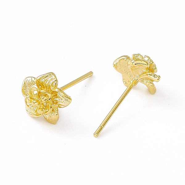 PandaHall Brass Flower Stud Earrings for Women, Cadmium Free & Lead Free, Real 24K Gold Plated, 7.5x8mm, Pin: 0.7mm Brass Flower
PandaHall Brass Flower Stud Earrings for Women, Cadmium Free & Lead Free, Real 24K Gold Plated, 7.5x8mm, Pin: 0.7mm Brass Flower