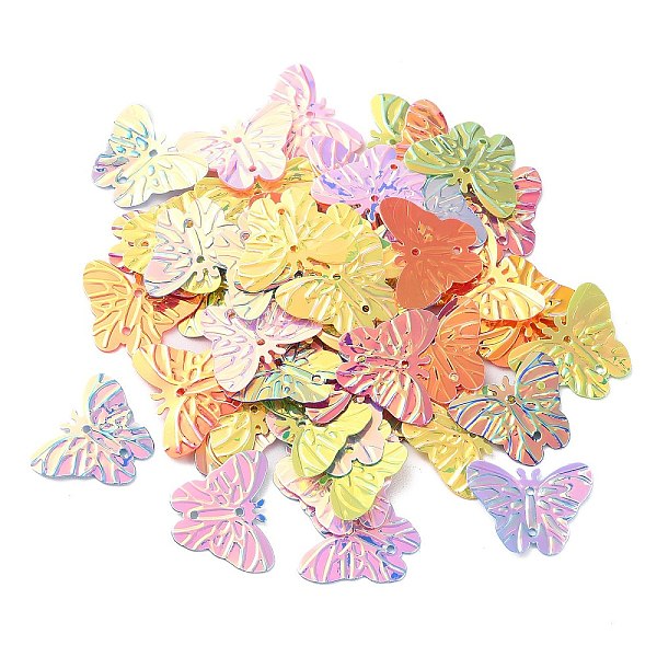 PandaHall PVC Paillette/Sequins Beads, Connector Charms, Golden Sheen, Butterfly, Mixed Color, 17x22x0.6mm, Hole: 1.2mm, about 2381pcs/500g..., Multicolor
PandaHall PVC Paillette/Sequins Beads, Connector Charms, Golden Sheen, Butterfly, Mixed Color, 17x22x0.6mm, Hole: 1.2mm, about 2381pcs/500g..., Multicolor
