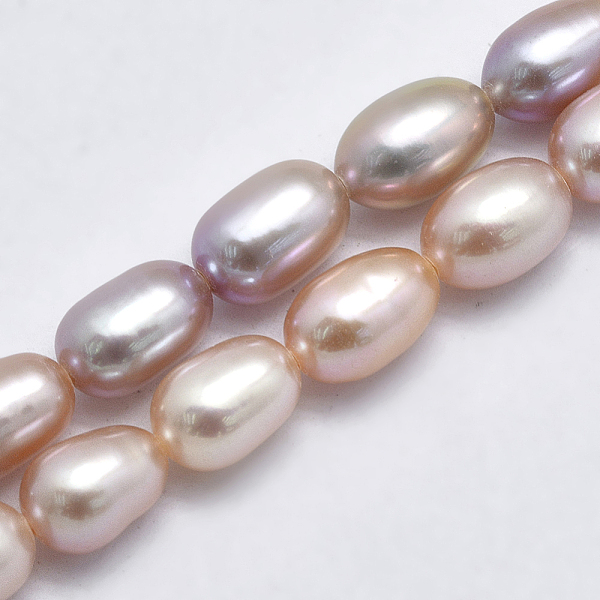 PandaHall Natural Cultured Freshwater Pearl Beads Strands, Rice, Mixed Color, 6~9x5~6mm, Hole: 0.8mm, about 48pcs/strand, 13.78 inch(35cm)..., Multicolor
PandaHall Natural Cultured Freshwater Pearl Beads Strands, Rice, Mixed Color, 6~9x5~6mm, Hole: 0.8mm, about 48pcs/strand, 13.78 inch(35cm)..., Multicolor