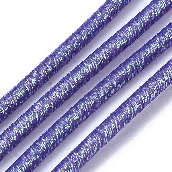 PandaHall PVC Tubular Synthetic Rubber Cord, Hollow Pipe, with Glitter Powder, Mauve, 4mm, Hole: 1.8mm, about 54.68 yards(50m)/bundle PVC..., Purple 
PandaHall PVC Tubular Synthetic Rubber Cord, Hollow Pipe, with Glitter Powder, Mauve, 4mm, Hole: 1.8mm, about 54.68 yards(50m)/bundle PVC..., Purple