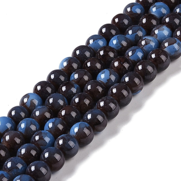PandaHall Baking Paint Glass Bead Strands, Round, Prussian Blue, 8mm, Hole: 1mm, about 104~105pcs/strand, 30.71~31.10''(78~79cm) Glass Round
PandaHall Baking Paint Glass Bead Strands, Round, Prussian Blue, 8mm, Hole: 1mm, about 104~105pcs/strand, 30.71~31.10''(78~79cm) Glass Round