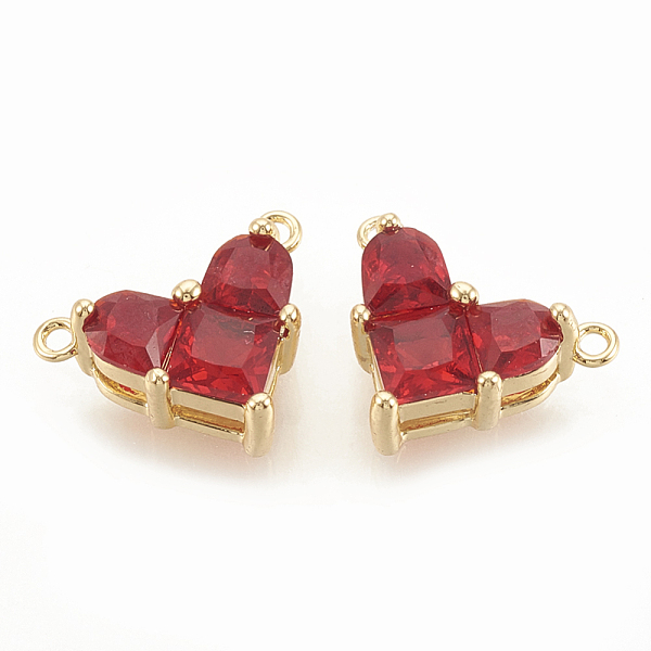 PandaHall Brass Cubic Zirconia Charms, Nickel Free, Real 18K Gold Plated, Heart, Red, 9.5x12x4.5mm, Hole: 1mm Brass+Cubic Zirconia Heart Red
PandaHall Brass Cubic Zirconia Charms, Nickel Free, Real 18K Gold Plated, Heart, Red, 9.5x12x4.5mm, Hole: 1mm Brass+Cubic Zirconia Heart Red