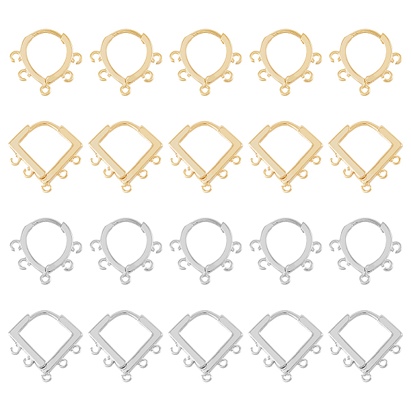 PandaHall DICOSMETIC 24pcs Huggie Hoop Earring with Loops Real 24K Golden Plated Brass Hoop Earrings with Muli Loops Rhombus Teardrop...
PandaHall DICOSMETIC 24pcs Huggie Hoop Earring with Loops Real 24K Golden Plated Brass Hoop Earrings with Muli Loops Rhombus Teardrop...